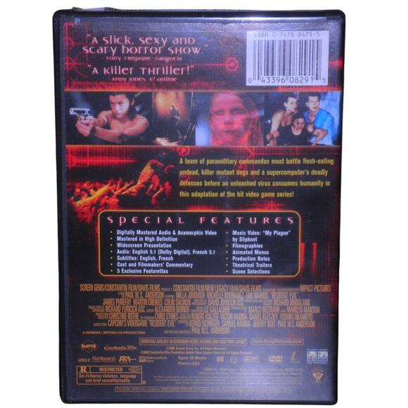 Resident Evil (Special Edition) [DVD 2002] Action, Sci-Fi, Horror, Thriller, EUC - Picture 3 of 5